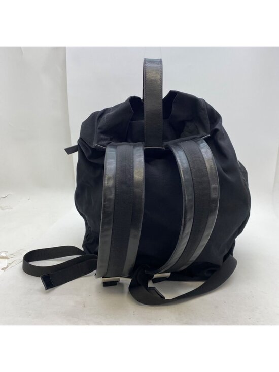 Gucci Nylon Leather Backpack Black main image 8